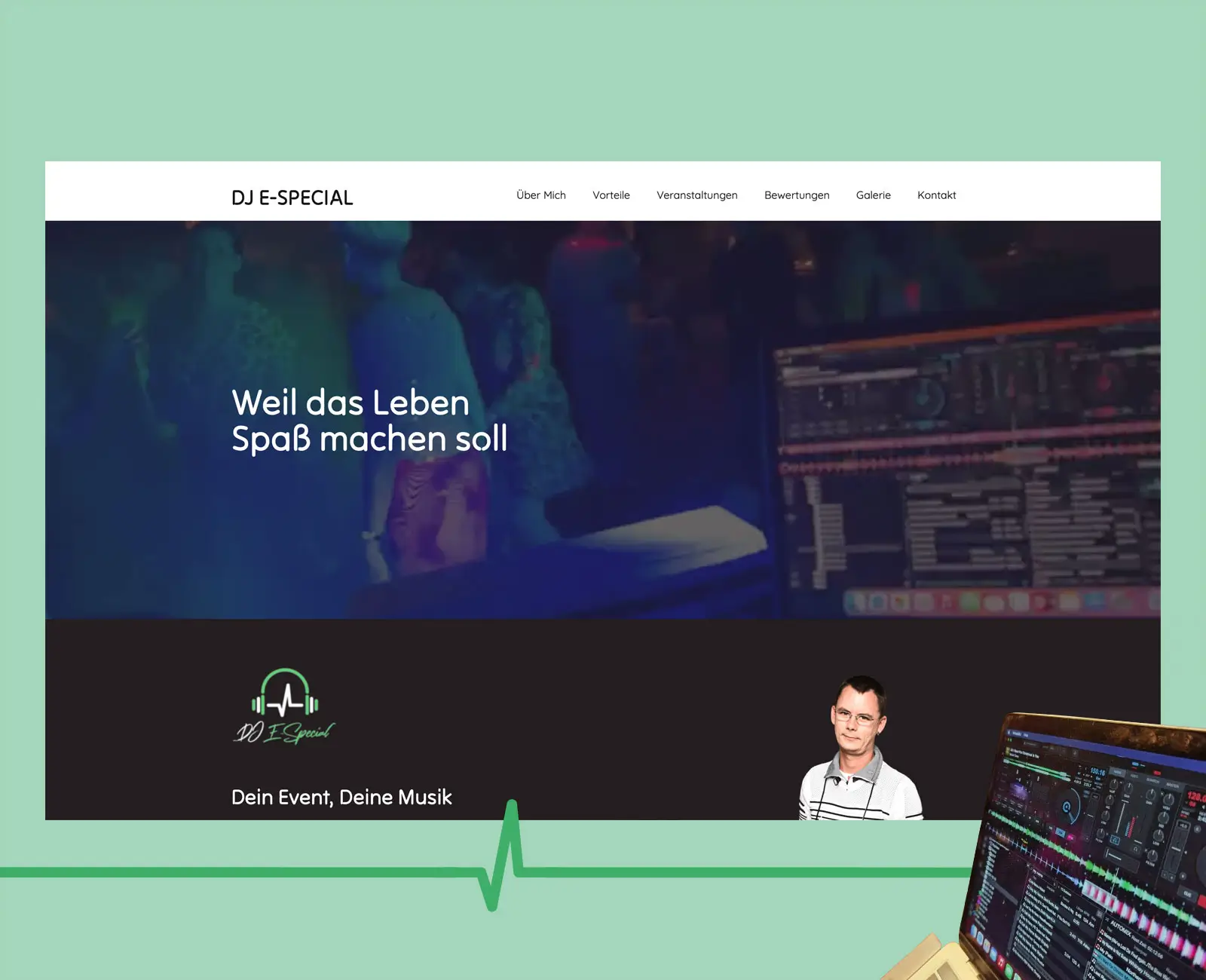 DJ Website erstellen Berlin